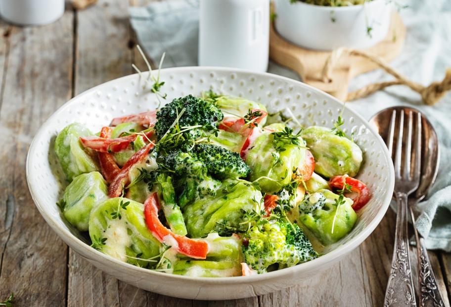 Basilikum-Gnocchi in Käsesauce | Simply-Cookit