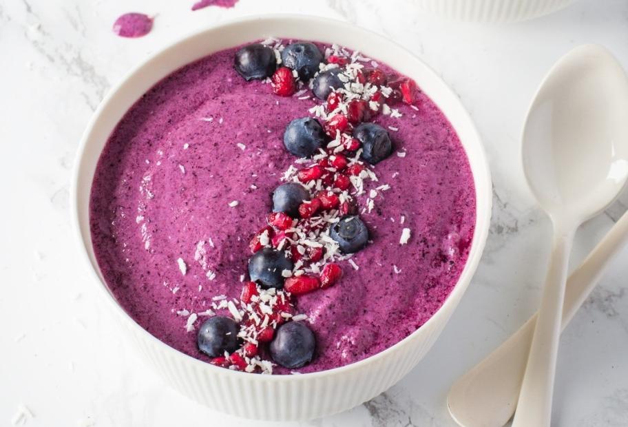 Blaubeer-Smoothie-Bowl | Simply-Cookit