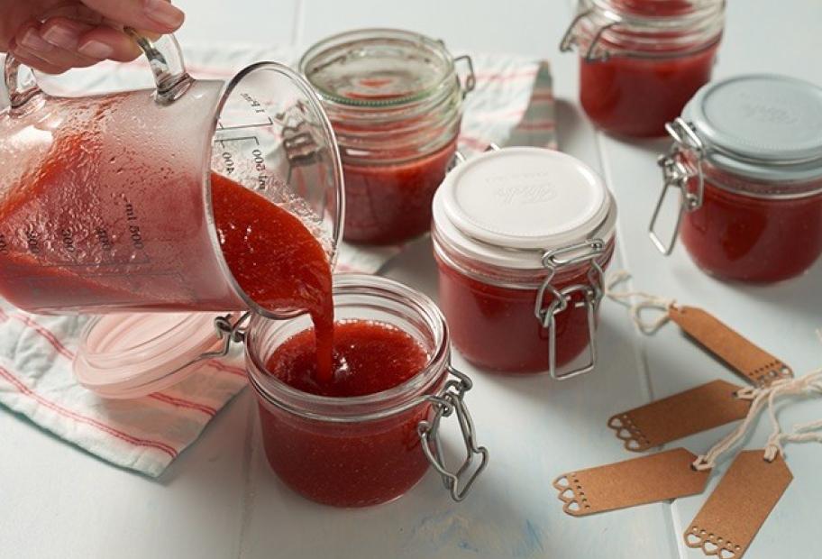 Erdbeer-Rhabarber-Konfitüre | Simply-Cookit