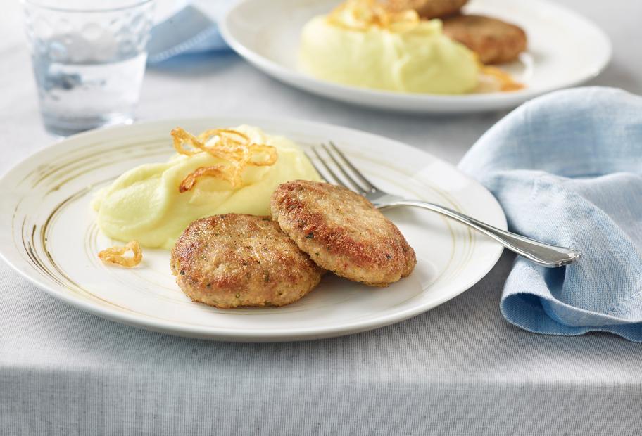 Faschierte Laibchen mit Erdäpfelpüree | Simply-Cookit