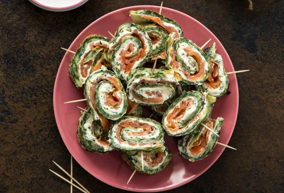 Frischkäse-Lachs-Röllchen | Simply-Cookit