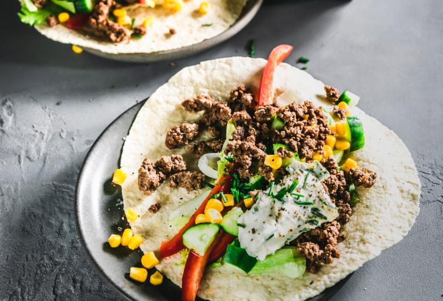Wraps mit würzigem Hack und Sour Cream SimplyCookit