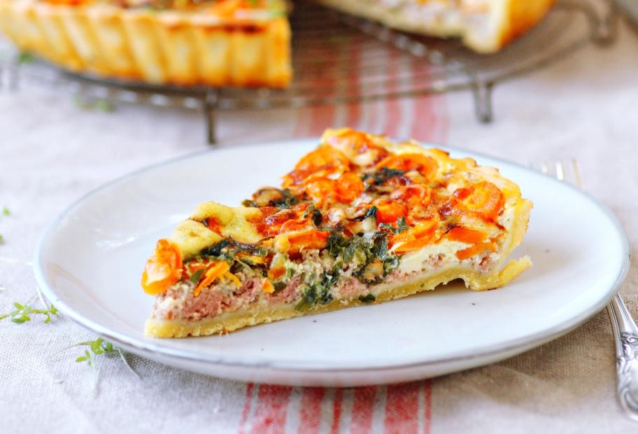 Hackfleisch-Karotten-Quiche | Simply-Cookit