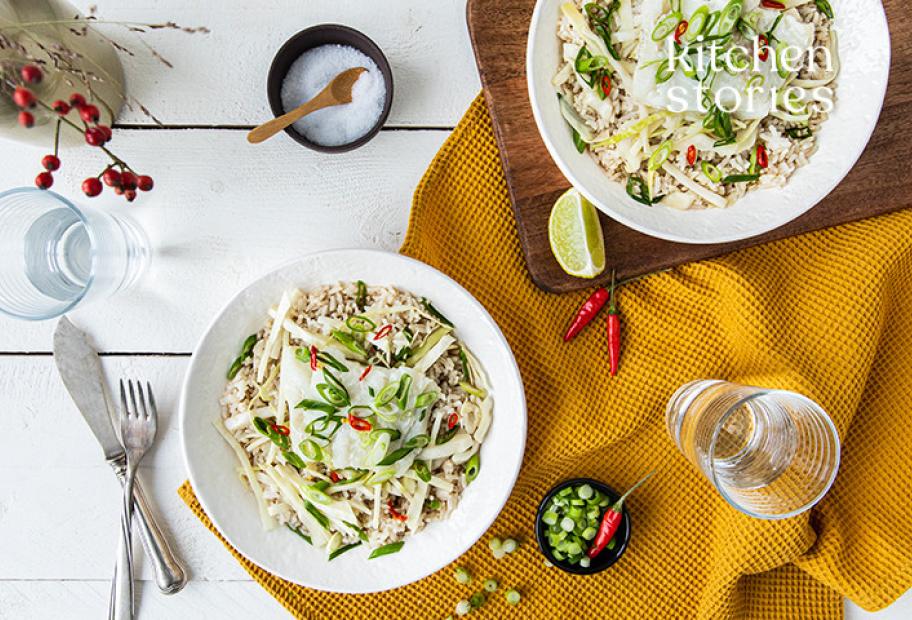 Kabeljau gedämpft mit Ingwer und Sojasoße | Simply-Cookit