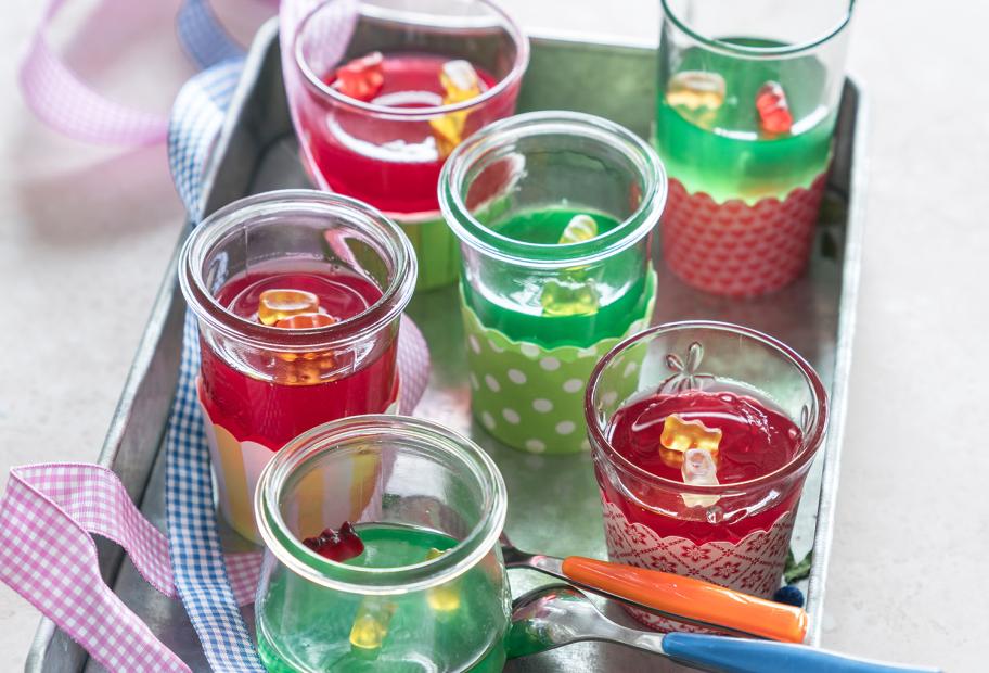 MiniWackelpudding mit Gummibärchen SimplyCookit