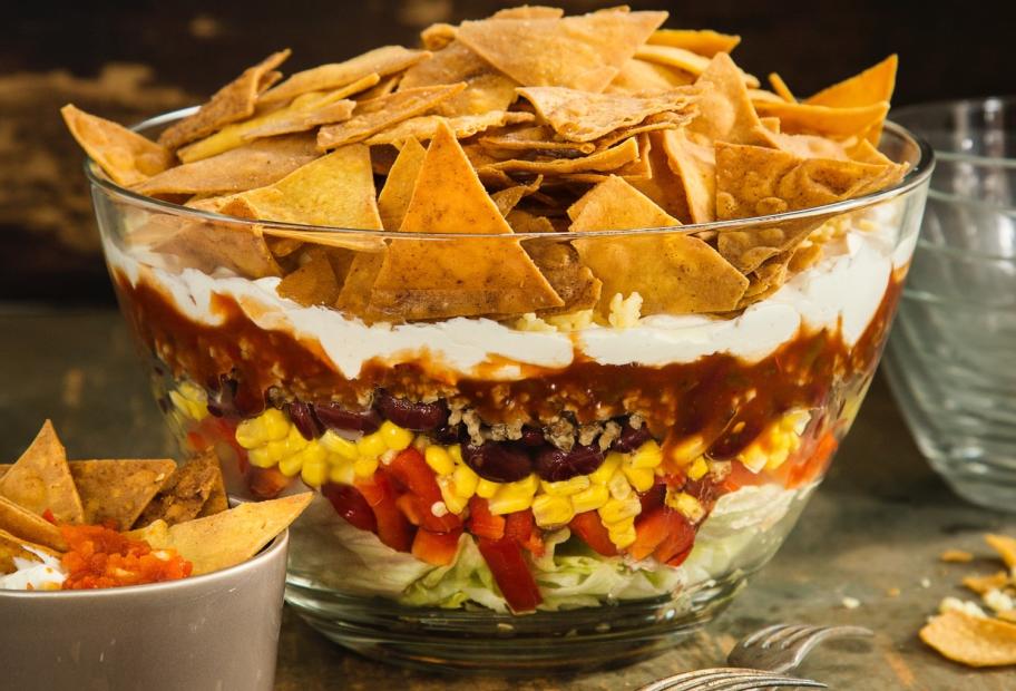 Taco-Salat mit selbstgemachten Chips | Simply-Cookit