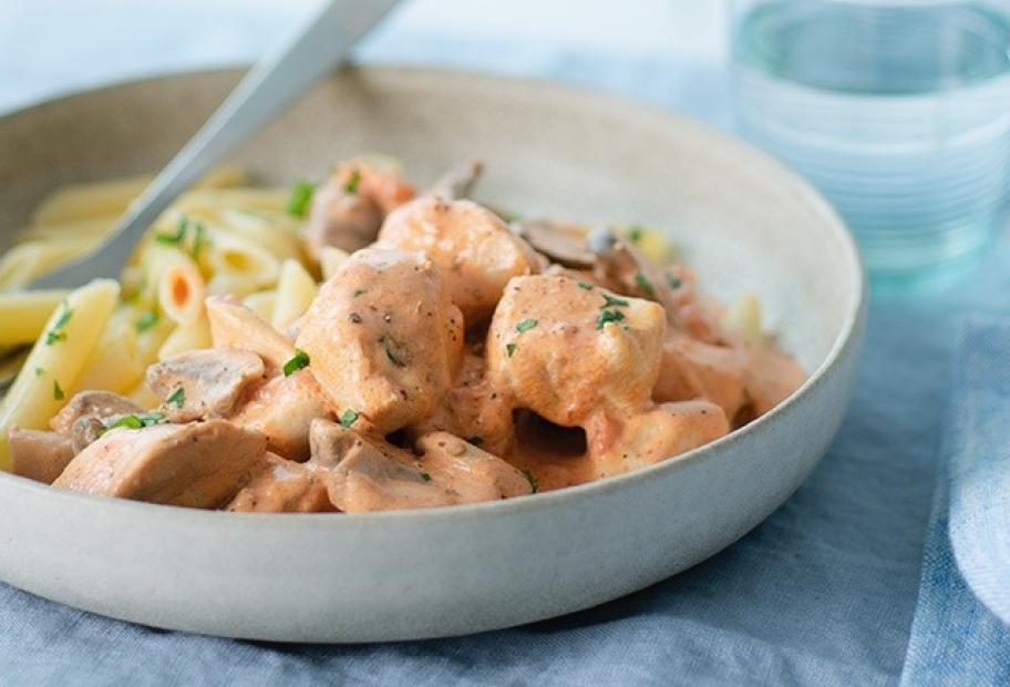 Hähnchen mit Champignons und Mascarpone | Simply-Cookit