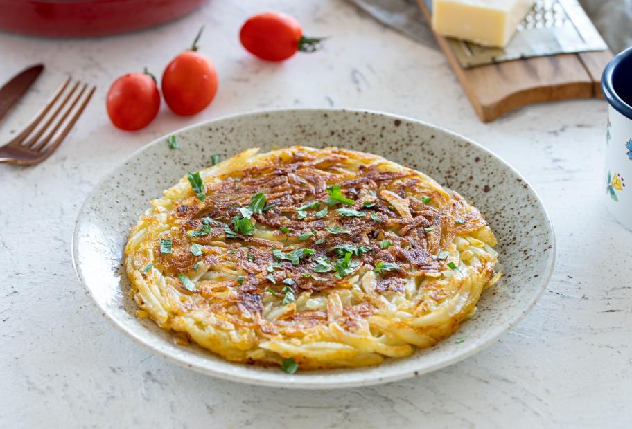 Schweizer Rösti aus gekochten Kartoffeln | Simply-Cookit