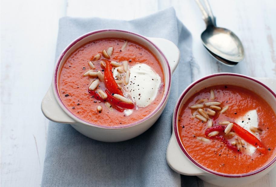 Paprikasuppe mit Rhabarber | Simply-Cookit