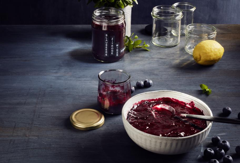 Blaubeer-Minz-Konfitüre | Simply-Cookit