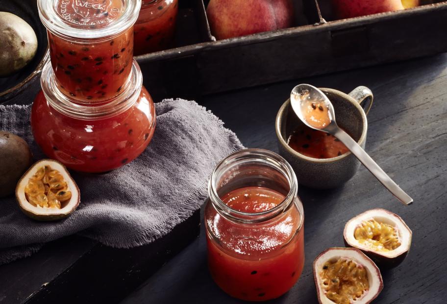 Exotische Pfirsich-Maracuja-Marmelade | Simply-Cookit