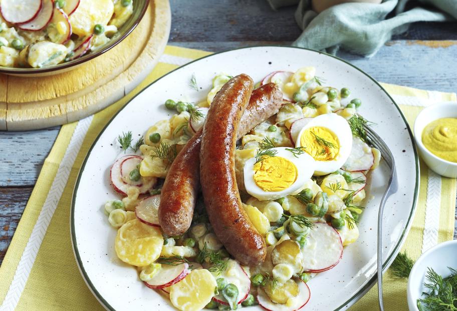 Kartoffelsalat mit Bratwurst | Simply-Cookit