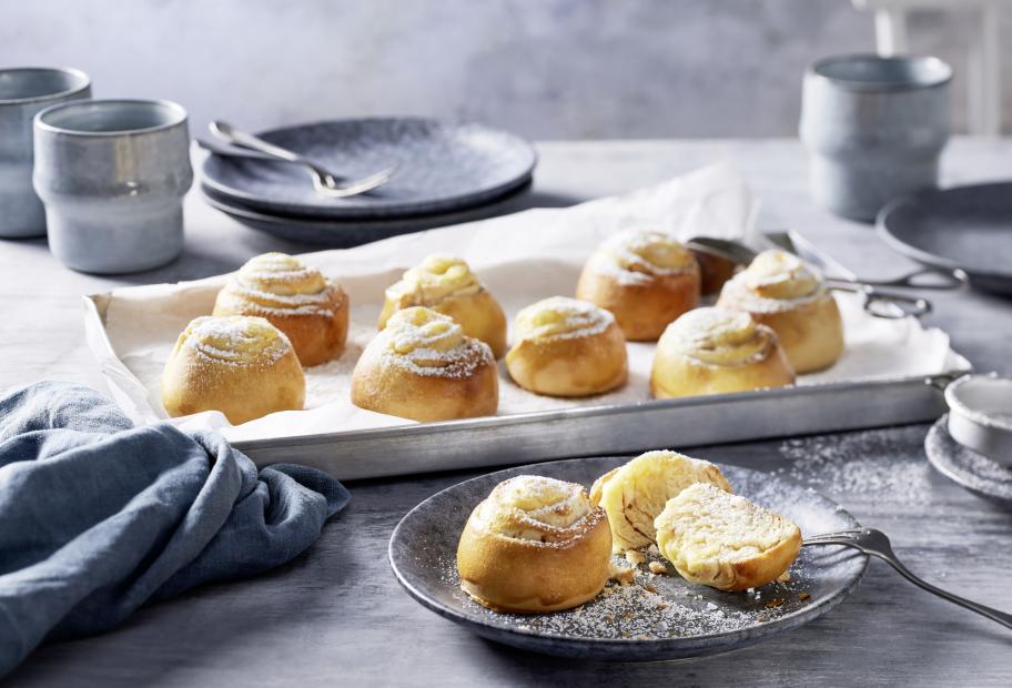 Schwedische Vanillecreme Schnecken | Simply-Cookit