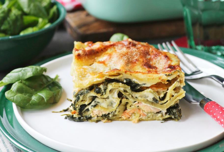 Lachs-Spinat-Lasagne | Simply-Cookit