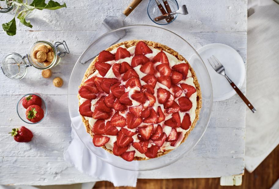 Erdbeer-Biskuit mit Mascarponecreme | Simply-Cookit