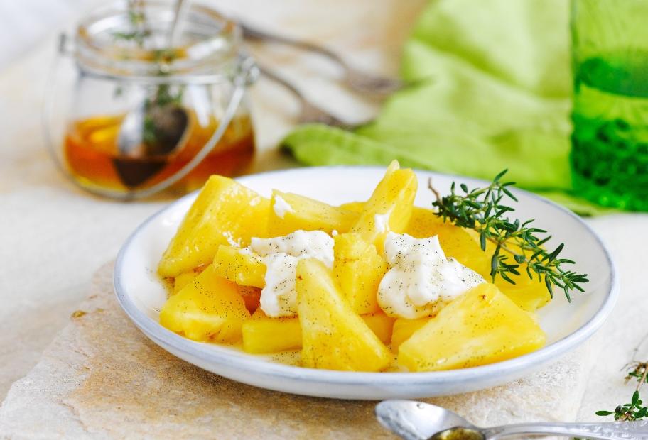 Ananas mit Ricotta und Honig | Simply-Cookit