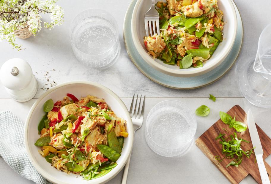 One-Pot-Express-Reis mit Hähnchen | Simply-Cookit