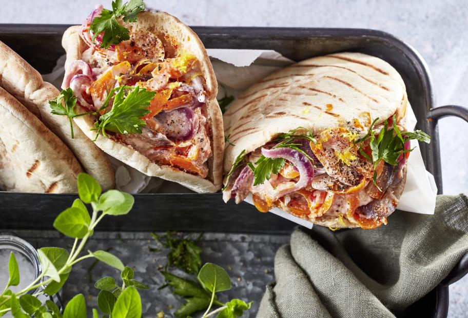 Vegetarische Pita Mit Feta - Rezepte Suchen