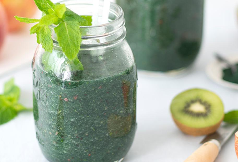 Spirulina Smoothie im Cookit SimplyCookit