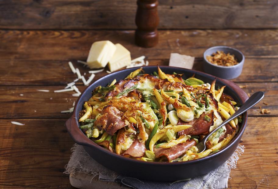 Schupfnudeln Auflauf mit Leberkäse | Simply-Cookit