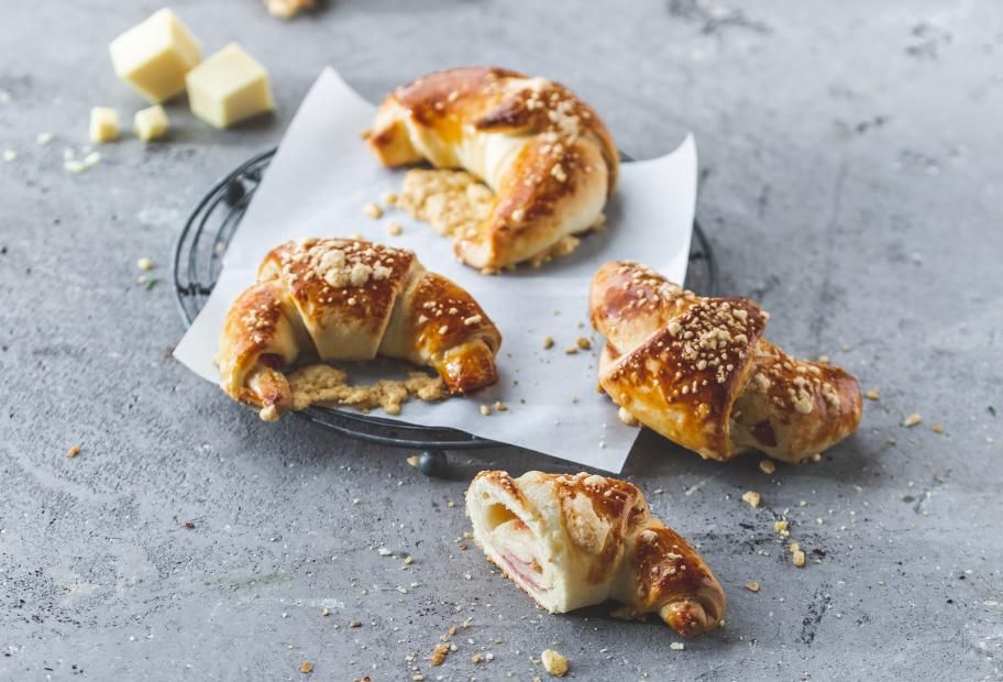 Schinken-Käse-Croissants | Simply-Cookit Schinken-Käse-Croissants | Simply-Cookit