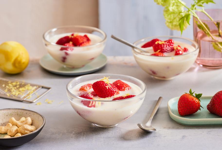 Kaltschalte mit Erdbeeren vegan | Simply-Cookit