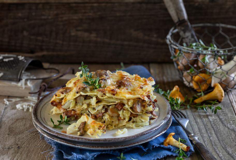 Spitzkohl-Pilz-Lasagne | Simply-Cookit