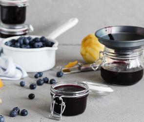 Blaubeergelee mit Orange und Ingwer