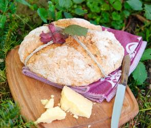 Weißes Sodabrot mit Buttermilch