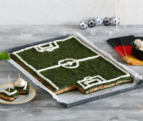 Fußballfeld-Spieße