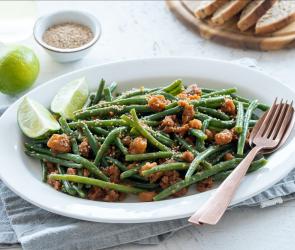 Sommerbohnen mit Misobutter