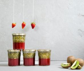Schichtmarmelade