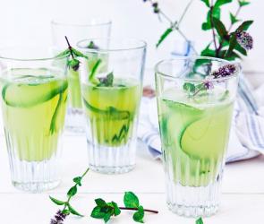 Spritzige Gurkenlimo