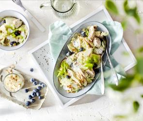 Knackiger Hähnchen-Waldorfsalat