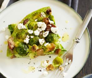 Maronen-Rosenkohl-Frittata