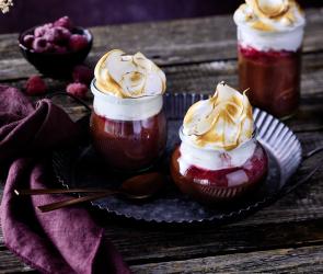 Himbeer-Schoko-Lava-Cake aus dem Glas