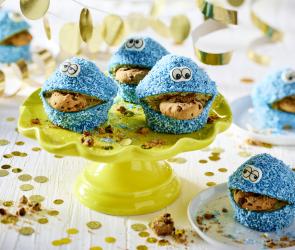 Krümelmonster-Muffins