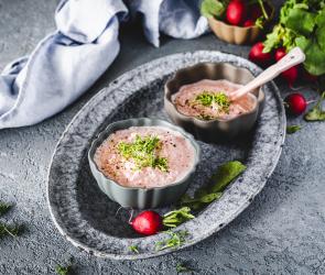Radieschen-Frischkäse-Dip