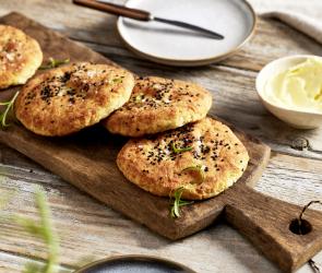 Rosmarin-Knoblauch-Fladen (glutenfrei)