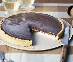 Schokoladen-Karamell-Tarte