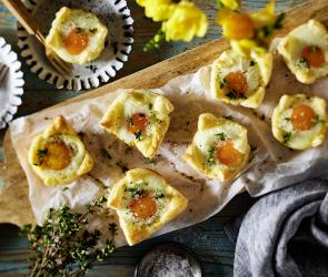 Tomaten-Ei-Törtchen