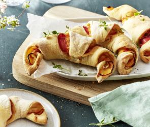 Flammkuchen-Hörnchen