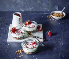 New York Cheesecake im Glas