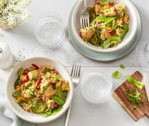 One-Pot-Express-Reis mit Hähnchen