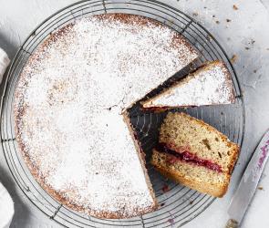 Fruchtig, nussige Buchweizentorte.