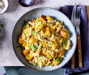One-Pot-Fusilli mit Kürbis