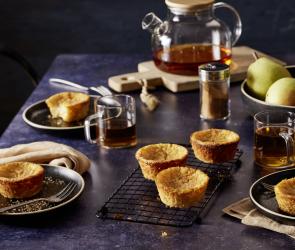 Birnenküchlein mit Zimt-Zucker