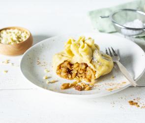 Gedämpfte Apfeltaschen