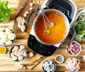 Indisches Curry-Fondue