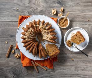 Saftiger Kürbiskuchen.